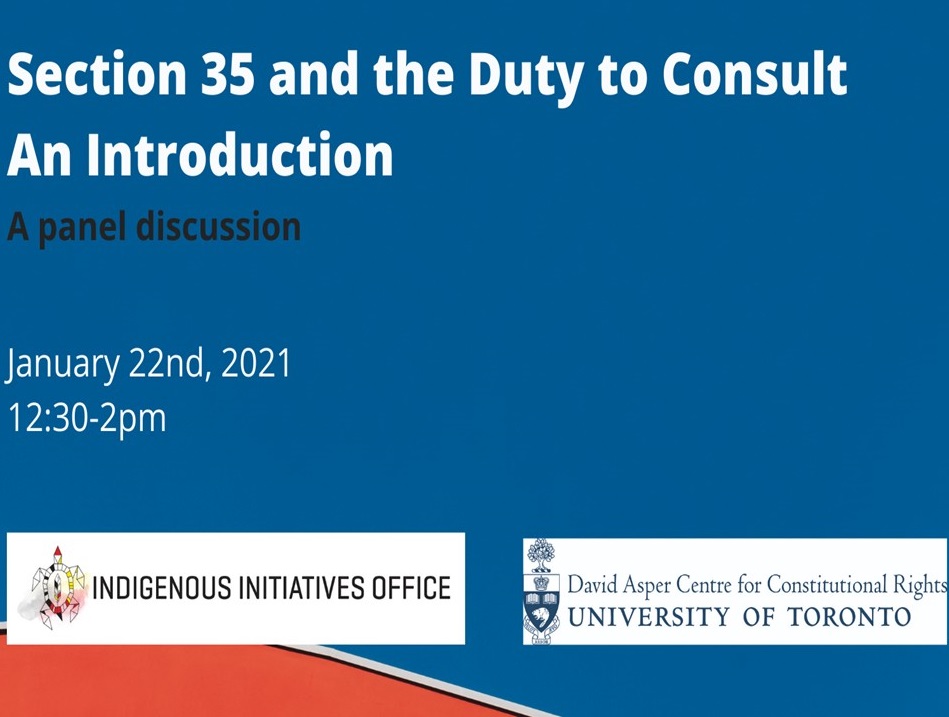 An Introduction To The Duty To Consult | David Asper Centre For ...